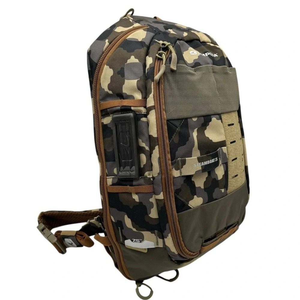 Umpqua Mens‎ Fishing Outdoor Sling Pack Camo Print ZS2 Steamboat 1200